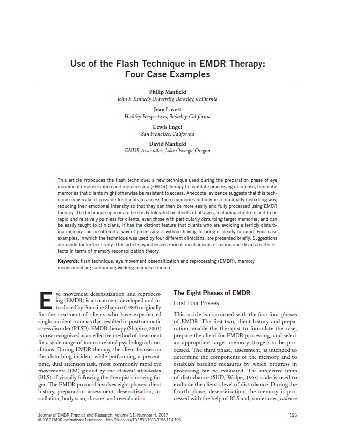 EMDR Evidence